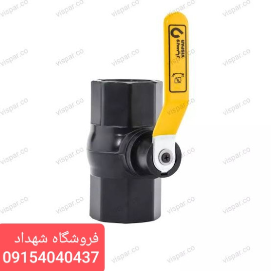 شیر توپی تک ضرب دسته پلیمری